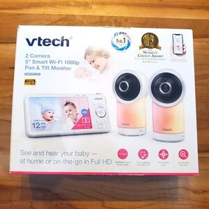SOLD!!! Vtech 2 cameras 5" smart wifi 1080p monitor